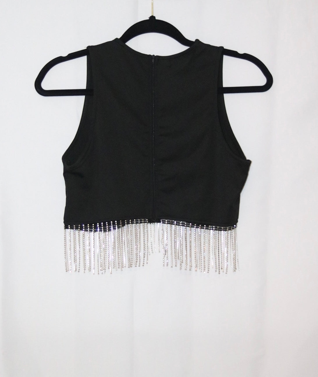 Rhinestone Crop Top Basics The Wild Buckskin